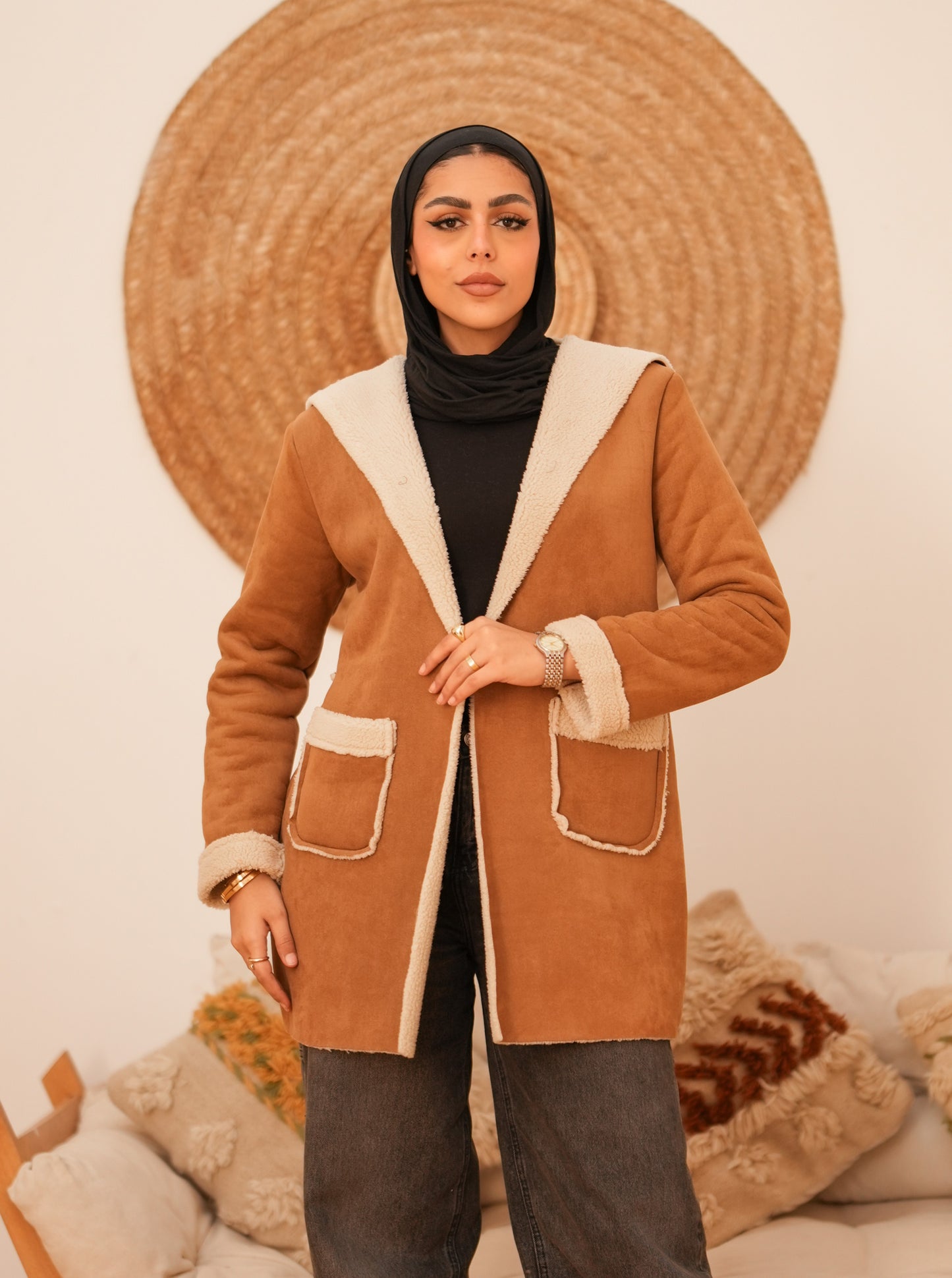 Winter Cozy Jacket - Camel