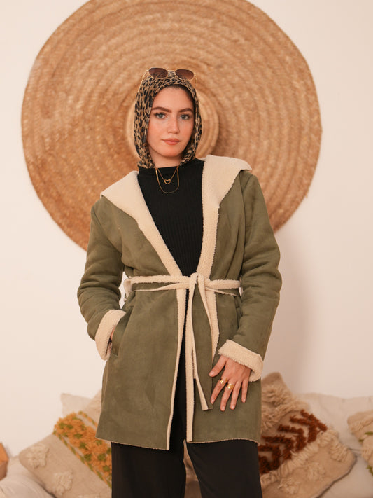 Winter Cozy Jacket -  Olive