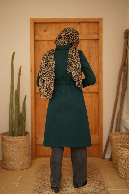 Wooline Coat  -  Green