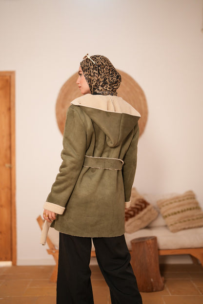 Winter Cozy Jacket -  Olive