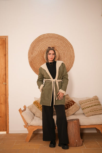 Winter Cozy Jacket -  Olive